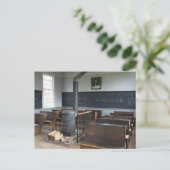 Old American Classroom Briefkaart (Staand voorkant)