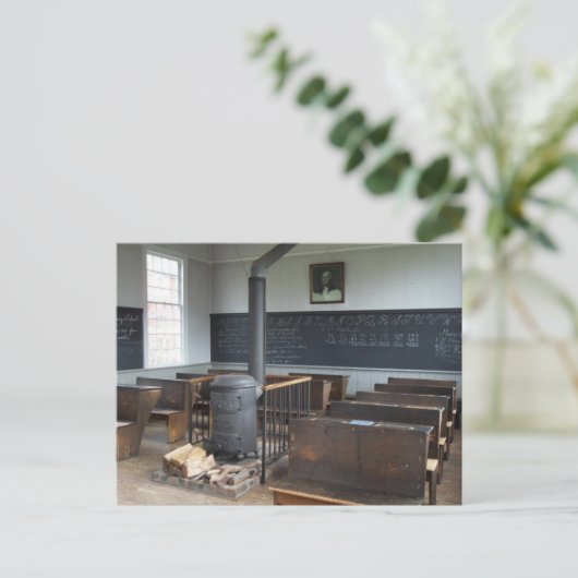 Old American Classroom Briefkaart (Staand voorkant)