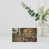 Old Amish Wagon Visitekaartje (Staand voorkant)