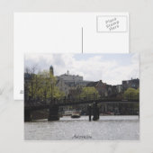 Old Amsterdam Bridge Briefkaart (Voorkant / Achterkant)