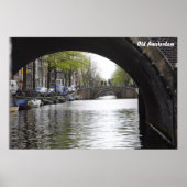 Old Amsterdam Bridge Poster (Voorkant)