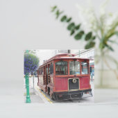 Old Anchorage trolley, Alaska Briefkaart (Staand voorkant)