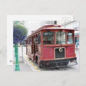 Old Anchorage trolley, Alaska Briefkaart (Voorkant / Achterkant)