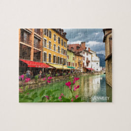 Old Annecy, Haute-Savoie, Franse Alpen Legpuzzel