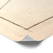 Old Antigua Map (1736)  Waladli Island Atla Poster (Hoek)