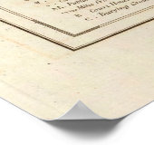 Old Antigua Map (1775)  Waladli Island Poster (Hoek)