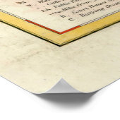 Old Antigua Map (1794)  Waladli Island Poster (Hoek)