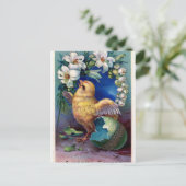 Old Antique Vintage Easter greetings Feestdagenkaart (Staand voorkant)