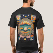 Old art sunrise T-shirt (Achterkant)