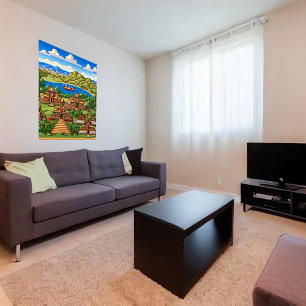 Old Aztec   AI Art Poster