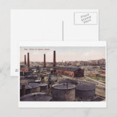 Old Baku - Black City - Oil Factory Briefkaart (Voorkant / Achterkant)