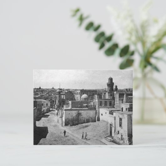 Old Baku - Icheri Sheher uitzicht Briefkaart (Staand voorkant)
