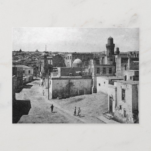 Old Baku - Icheri Sheher uitzicht Briefkaart (Voorkant)