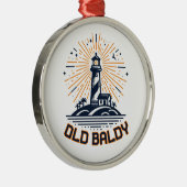 Old Baldy Lighthouse Sunrise Metalen Ornament (Rechts)