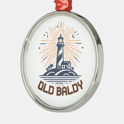 Old Baldy Lighthouse Sunrise Metalen Ornament (Links)