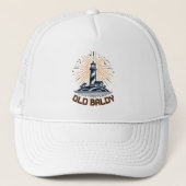 Old Baldy Lighthouse Sunrise Trucker Pet (Voorkant)