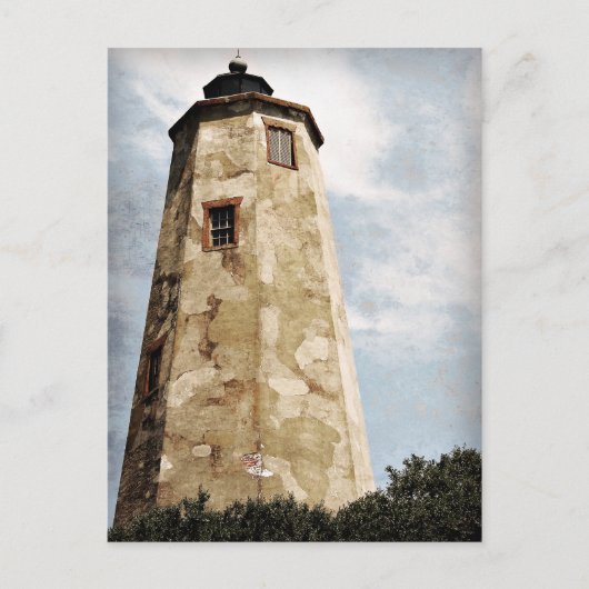 "Old Baldy" vuurtoren Briefkaart (Voorkant)