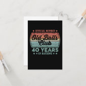 Old Balls Club 40 Years of Awesome 40th Birthday G Kaart (Voorkant / Achterkant in situ)