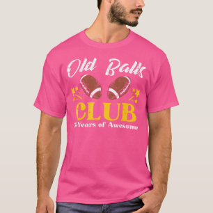 Old Balls Club Football 50 jaar Geweldige 50ste ve T-shirt