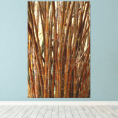 Old Bamboo Canvas Afdruk (Insitu (Houten vloer))