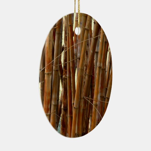 Old Bamboo Keramisch Ornament (Rechts)