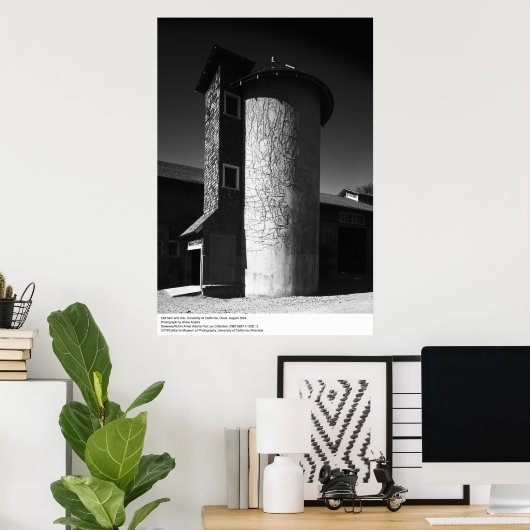 Old Barn and Silo, UCD, 1964 Poster (Thuiskantoor)