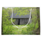 Old Barn Birthday Groot Cadeauzakje (Voorkant)