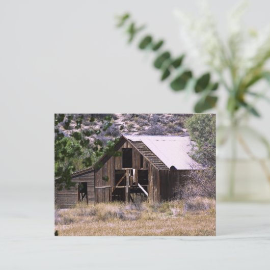 Old Barn briefkaart (Staand voorkant)
