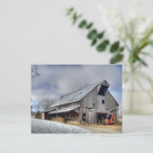 Old Barn Briefkaart (Staand voorkant)