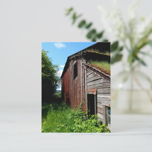 Old Barn Briefkaart (Staand voorkant)