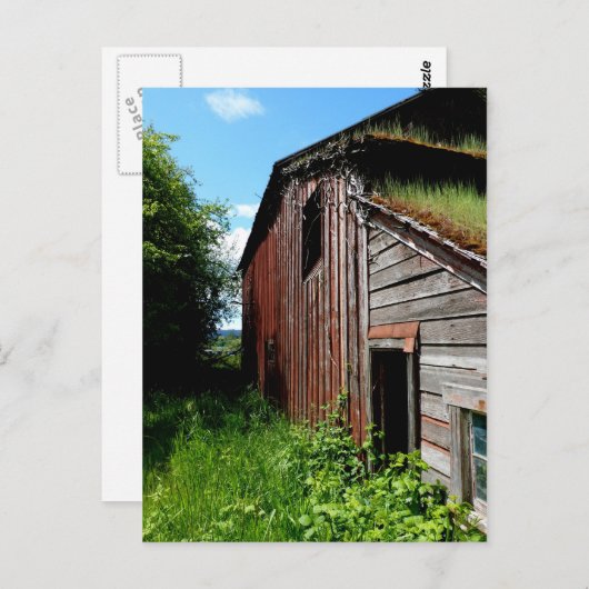 Old Barn Briefkaart (Voorkant / Achterkant)