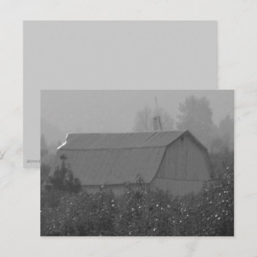 Old Barn Briefkaart (Voorkant / Achterkant)