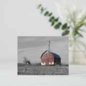 Old Barn Briefkaart (Staand voorkant)