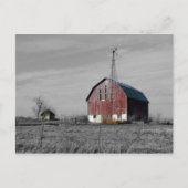 Old Barn Briefkaart (Voorkant)