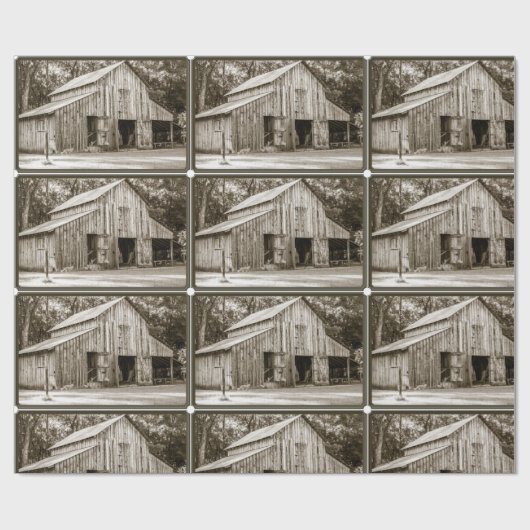 Old Barn Cadeaupapier (Vlak)