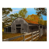 Old Barn Foto Afdruk (Voorkant)