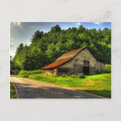 Old Barn in North Carolina Mountains Briefkaart (Voorkant)