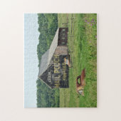 Old Barn Mail Pouch Tobacco Adverteren Auto Truck Legpuzzel (Verticaal)