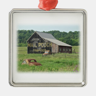 Old Barn Mail Pouch Tobacco Adverteren Metalen Ornament