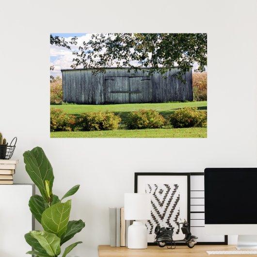 Old Barn Poster (Thuiskantoor)