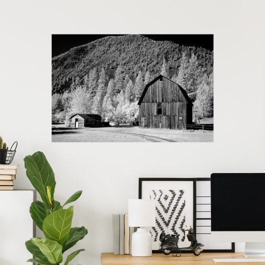 Old Barn Poster (Thuiskantoor)