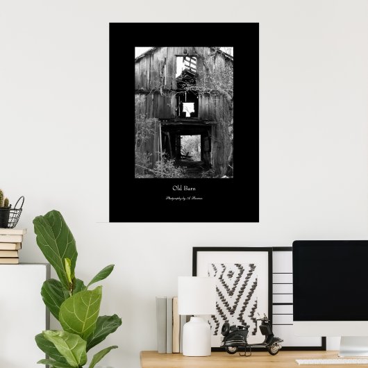 Old Barn Poster (Thuiskantoor)