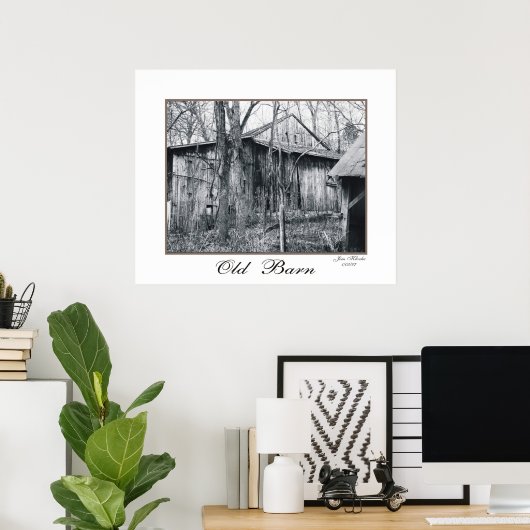 Old Barn Print #5 (Thuiskantoor)