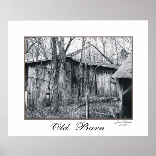Old Barn Print #5 (Voorkant)