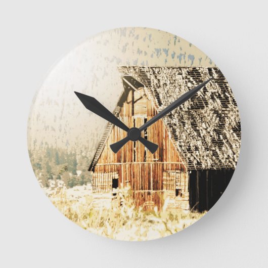 Old Barn Ronde Klok (Voorkant)