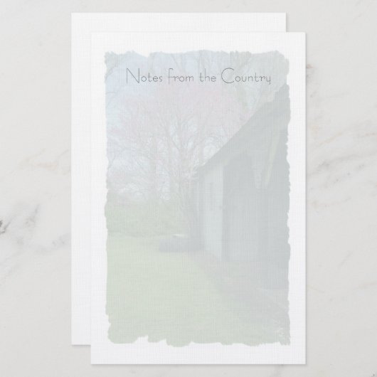 Old Barn Stationery Briefpapier (Voorkant / Achterkant)