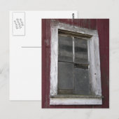 Old Barn Window Briefkaart (Voorkant / Achterkant)