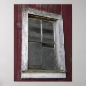 Old Barn Window Poster (Voorkant)