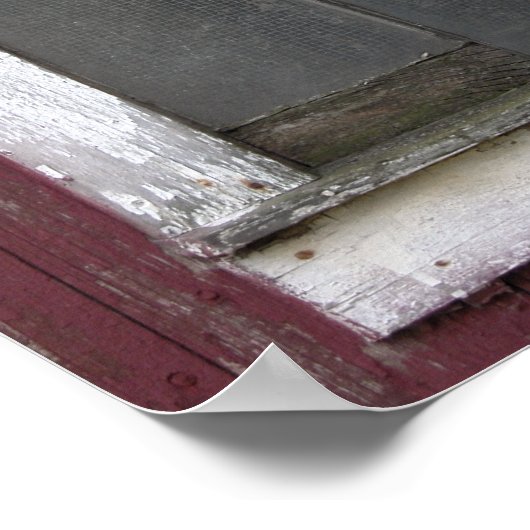 Old Barn Window Poster (Hoek)