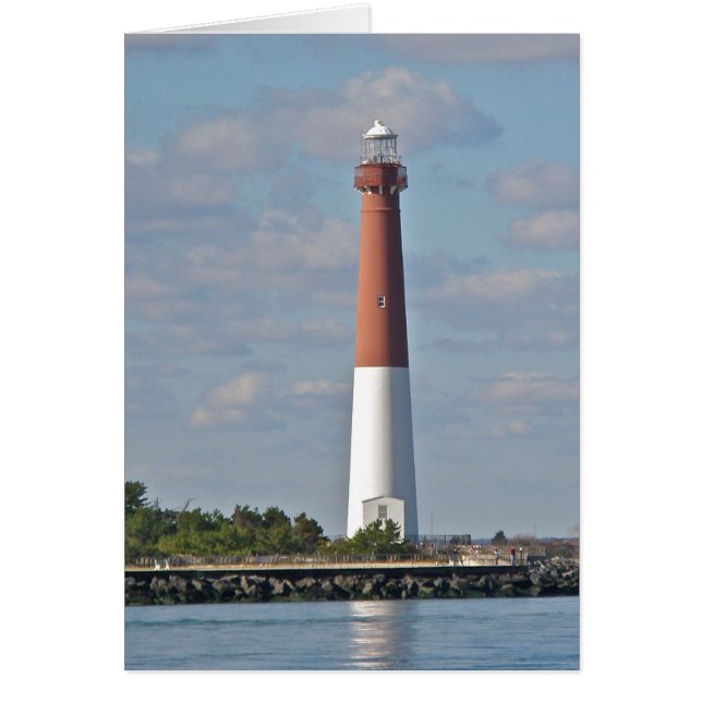 "Old Barney" vuurtoren van Barnegat LBI NJ (Voorkant)